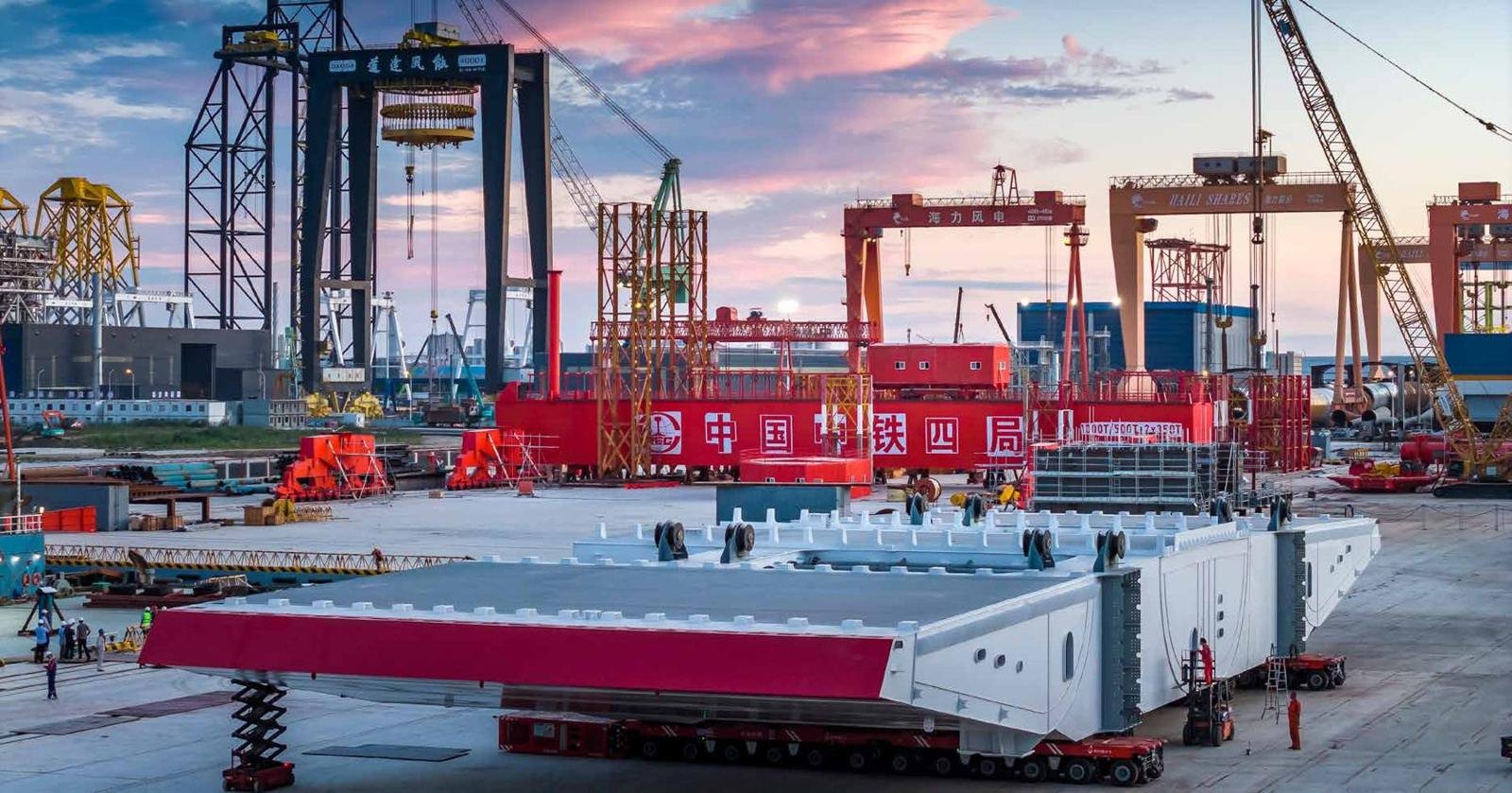 Planta de fabricación de estructuras de acero